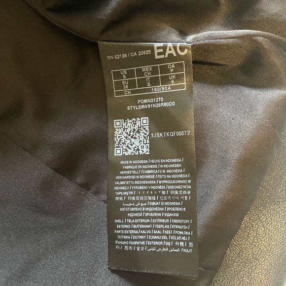 Guess Faux-Leather Cropped Jacket with Asymmetrical Zipper - Picture 2 of 2